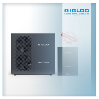 Igloo MultiTherma 12 + PCM100, R290, Luft/Wasser-Wärmepumpe Monoblock, WP PCM100, kW 13,7 - 11,0, Energieeffizienzklasse A+++ I A++