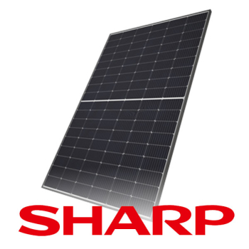 Sharp PV NUJC410B, Module 410W Rahmenfarbe Schwarz, Energieeffizienzklasse 36 Stück pro Palette