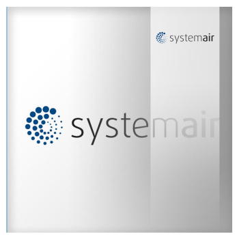 Systemair SYSPANEL CASSETTE EVO SPLIT, Abdeckblende 900 x 900 mm , Zubehör